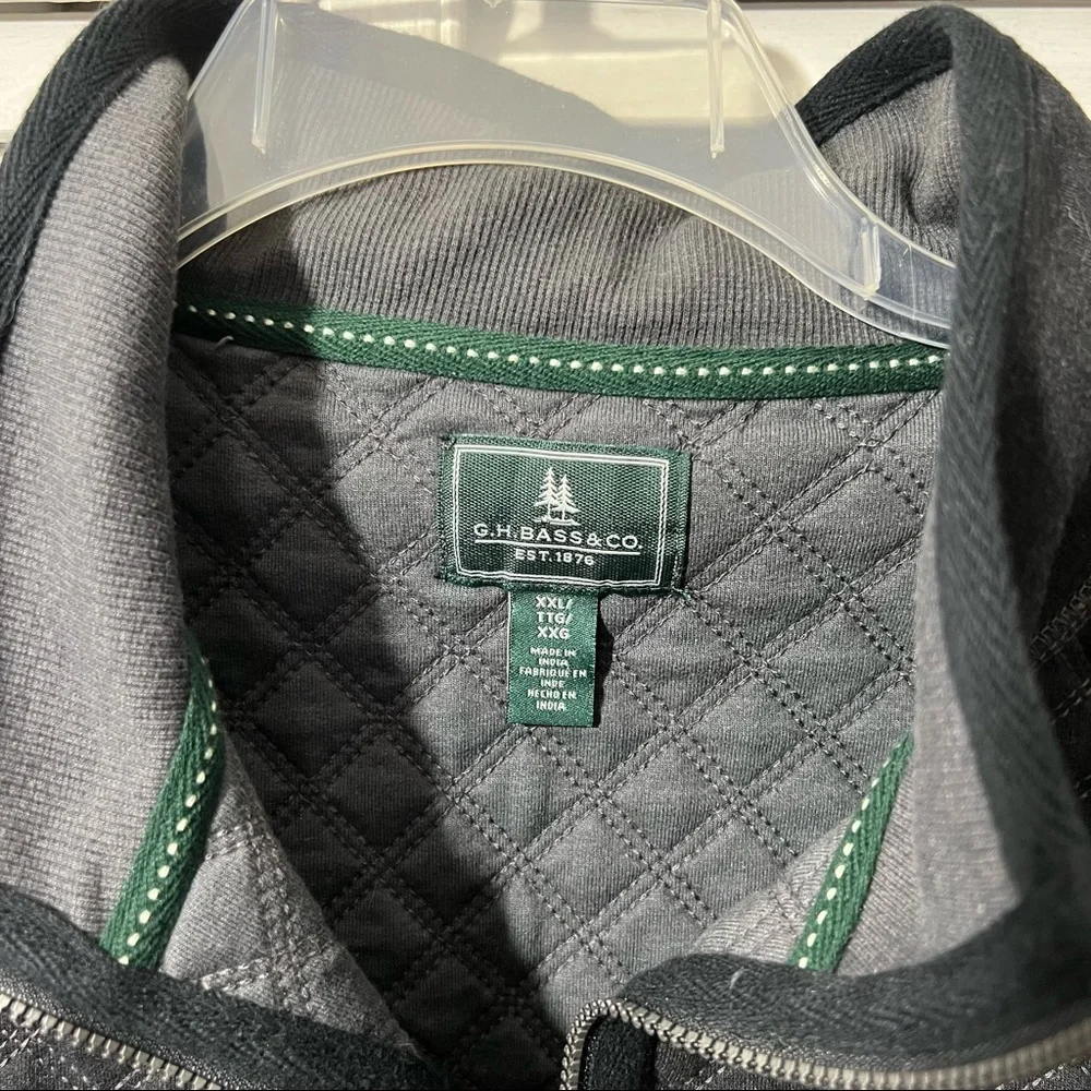 NWT G.H. Bass & Co. Outdoor Zip Neck Flannel Pullover, Size XXL - Picture 10 of 14